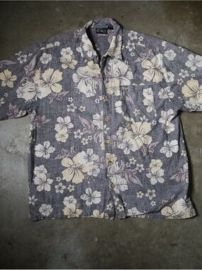 Vintage OP Sport Hawaiian Shirt  Size L
